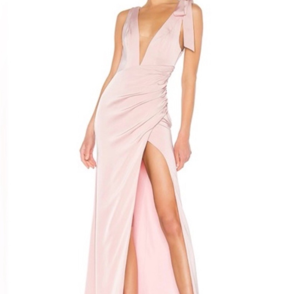 Lovers + Friends Blush Pink Midi Dress